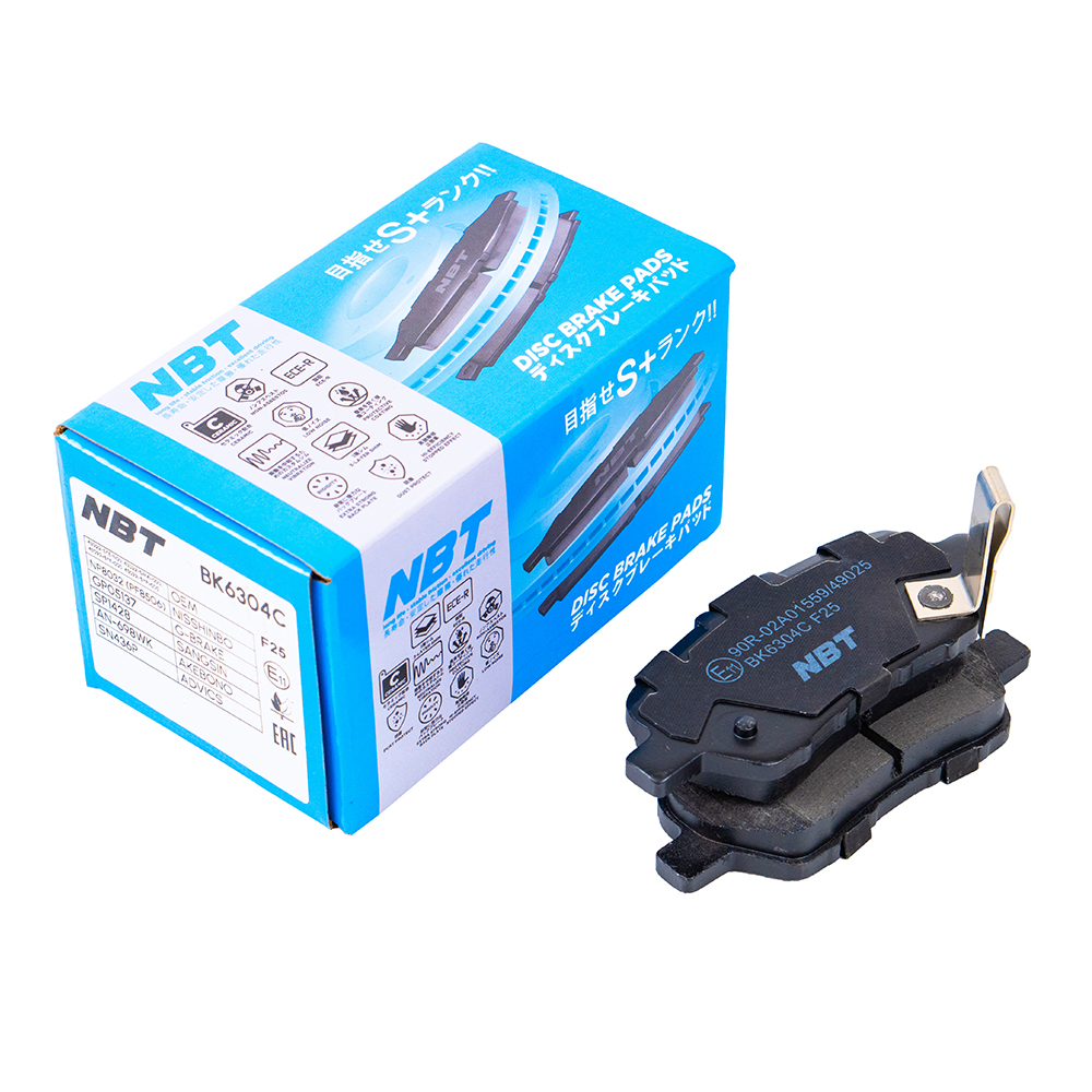 Колодки тормозные дисковые NBT BK6304C / SN436P / AN-698WK / NP8032 (PF8506) / SP1428 / GP5137
