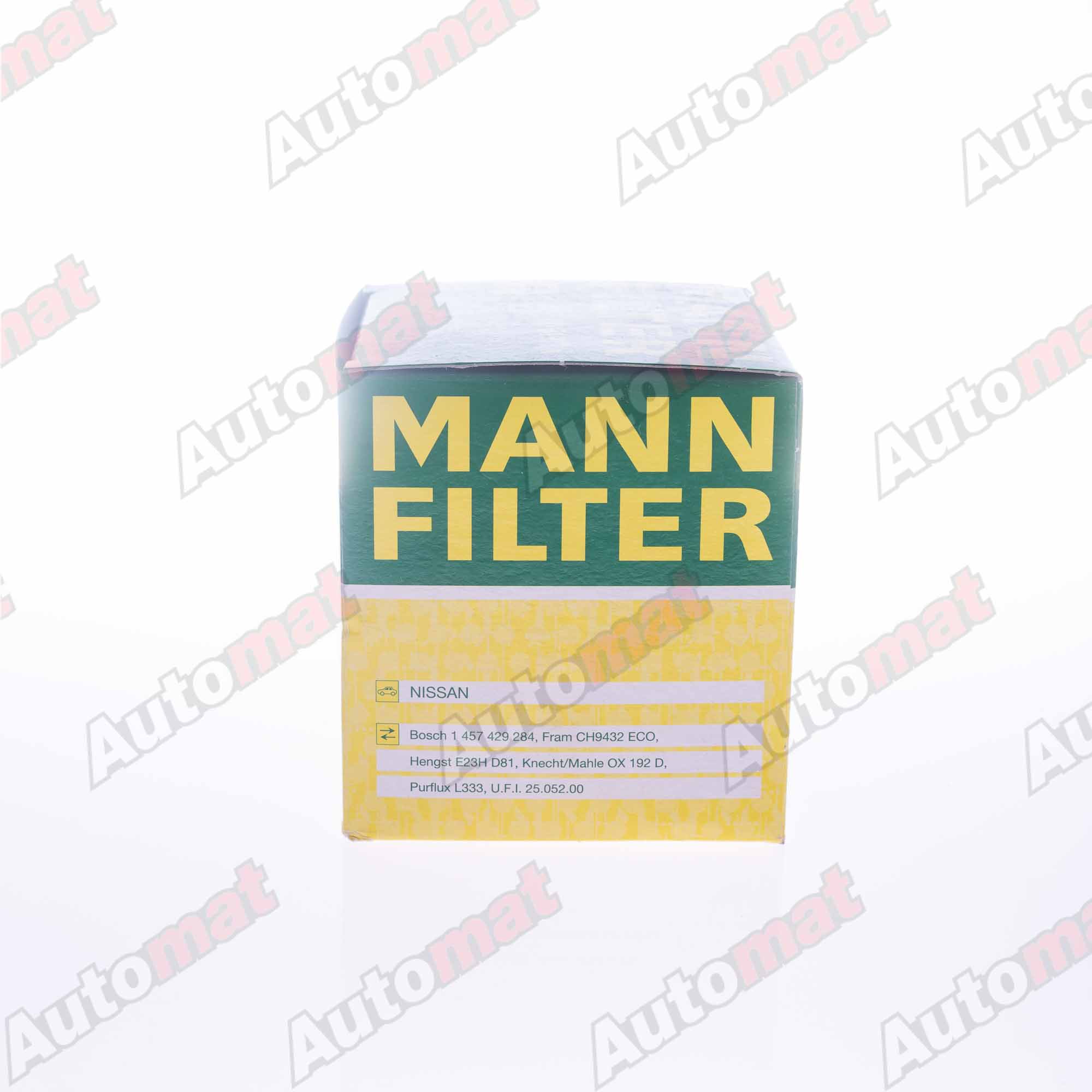 Фильтр масляный MANN-FILTER HU 819/1 x / O-205