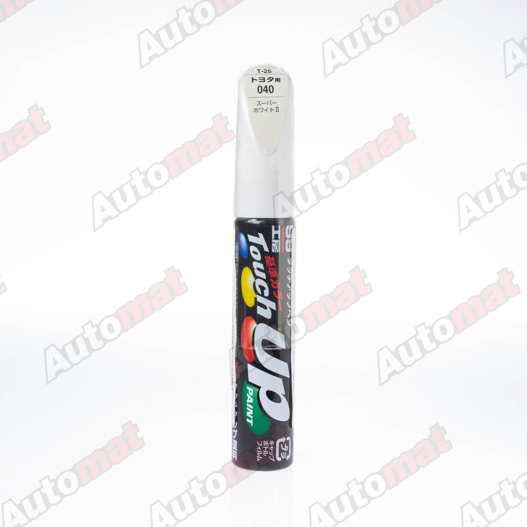 Краска для ремонта сколов и царапин Soft99 TOUCH UP PAINT 040, флакон с кисточкой, 12 мл (для Toyota)