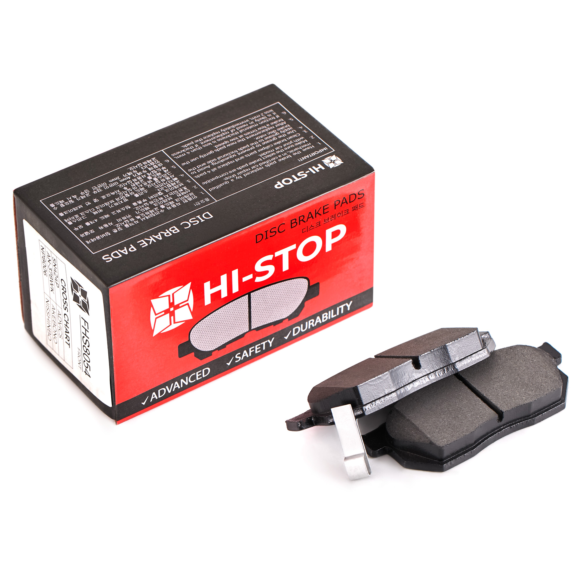 Колодки тормозные дисковые HI-STOP FHS8054 / SN424P / AN-378WK / NP8006