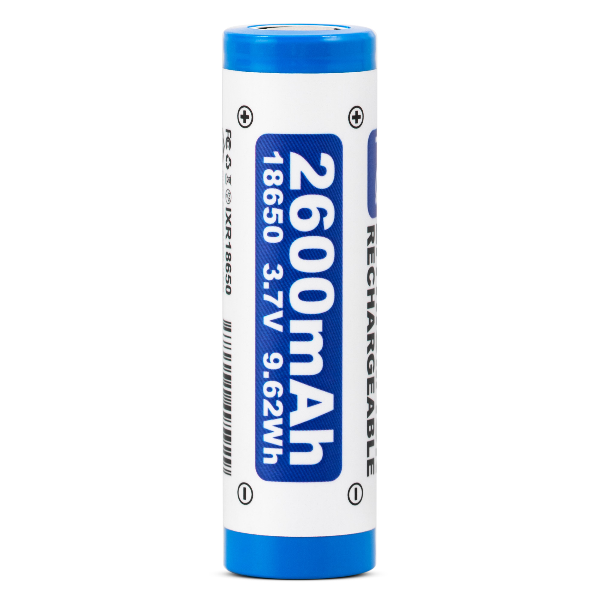 Аккумулятор литий-ионный FQ 18650 (2600mAh), 3,7В, 1шт