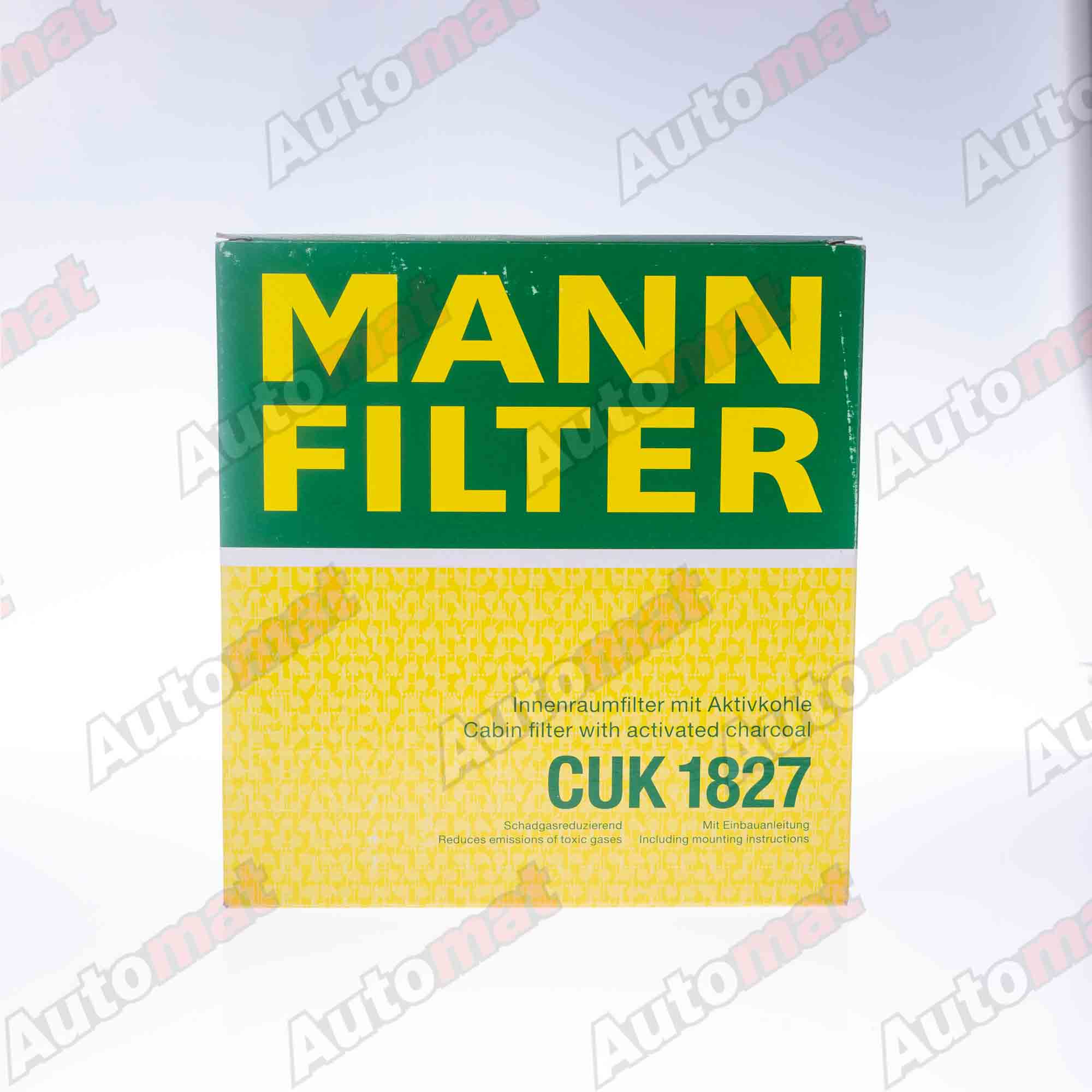 Фильтр салонный MANN-FILTER CUK 1827 / AC-933EX