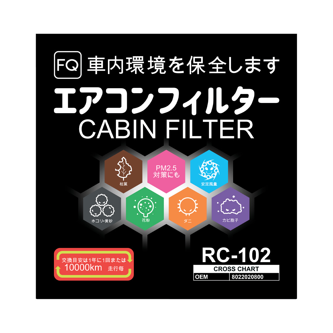 Фильтр салонный FQ RC-102