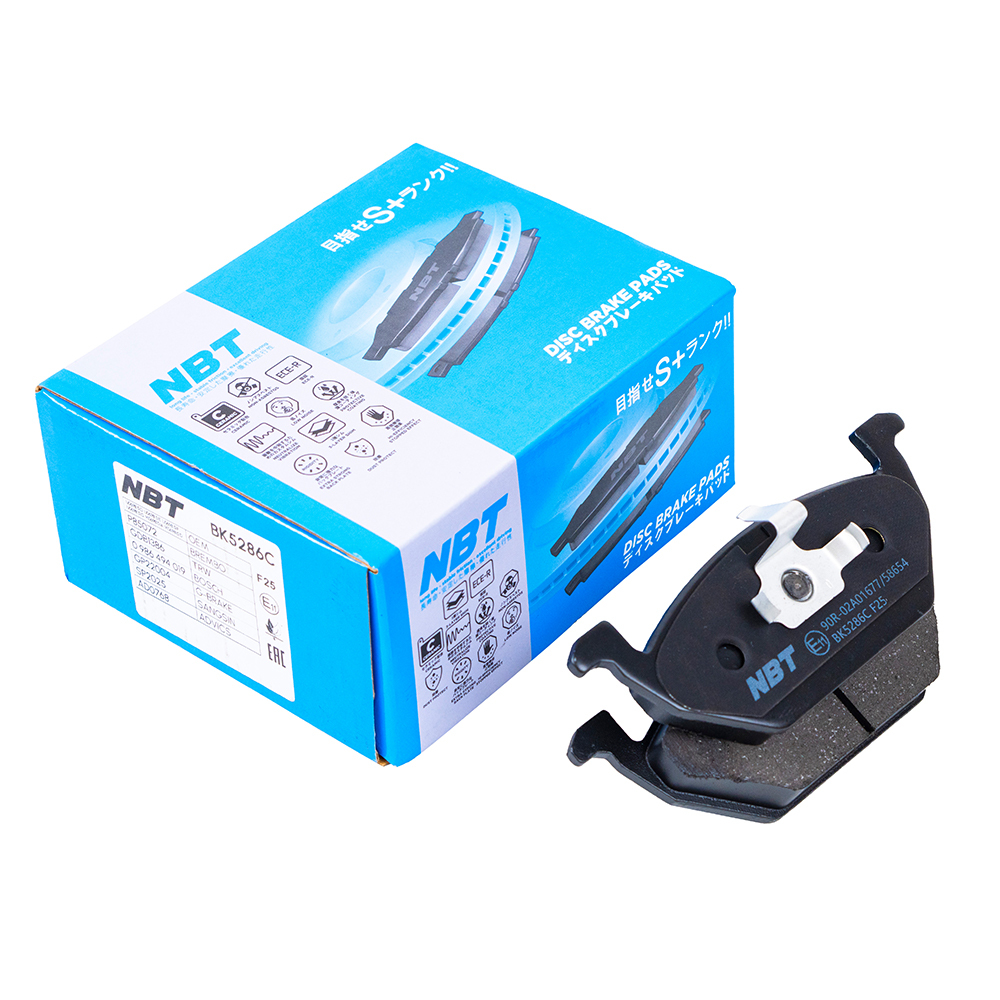 Колодки тормозные дисковые NBT BK5286C / AD0768 / SP2025 / 0986494019 / GDB1386 / P85072 / GP22004