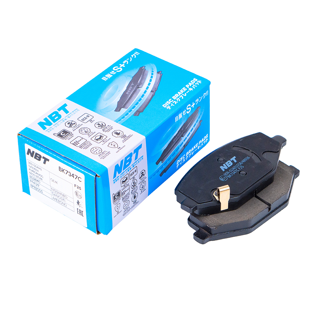 Колодки тормозные дисковые NBT BK7347C / BP82005 / BD2840 / PF4129