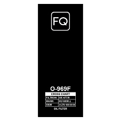Фильтр масляный FQ O-969